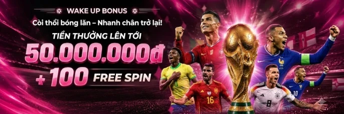 TX88 Wake Up Bonus - Còi thổi bóng lăn, nhanh chân trở lại